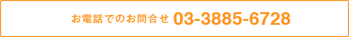 お電話でのお問合せ　03-3885-6728